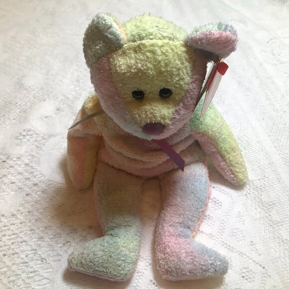 Ty Beanie Baby "Groovy" Pastel Tie Dye Vintage 1999 - Picture 2 of 6